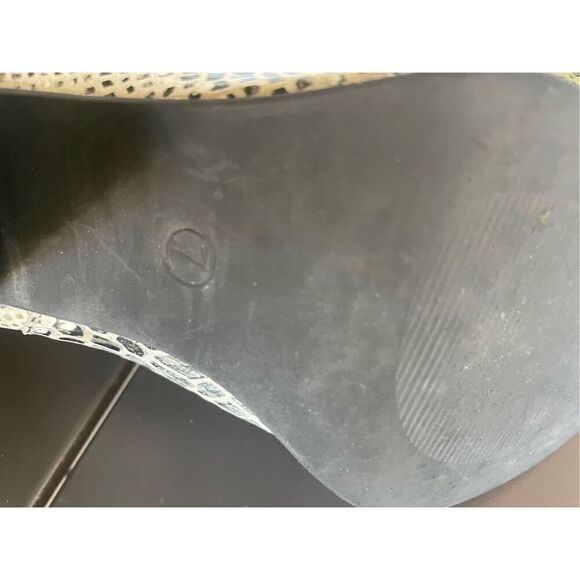 Diba True Snakeskin Ankle Booties Size 7 - Picture 12 of 14